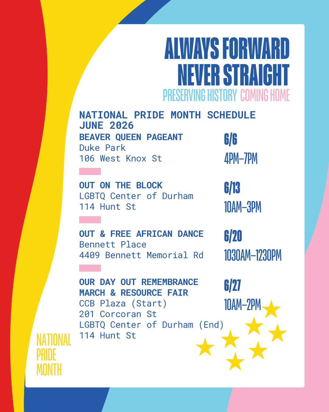 Pride 2026_General Schedule_JUNE